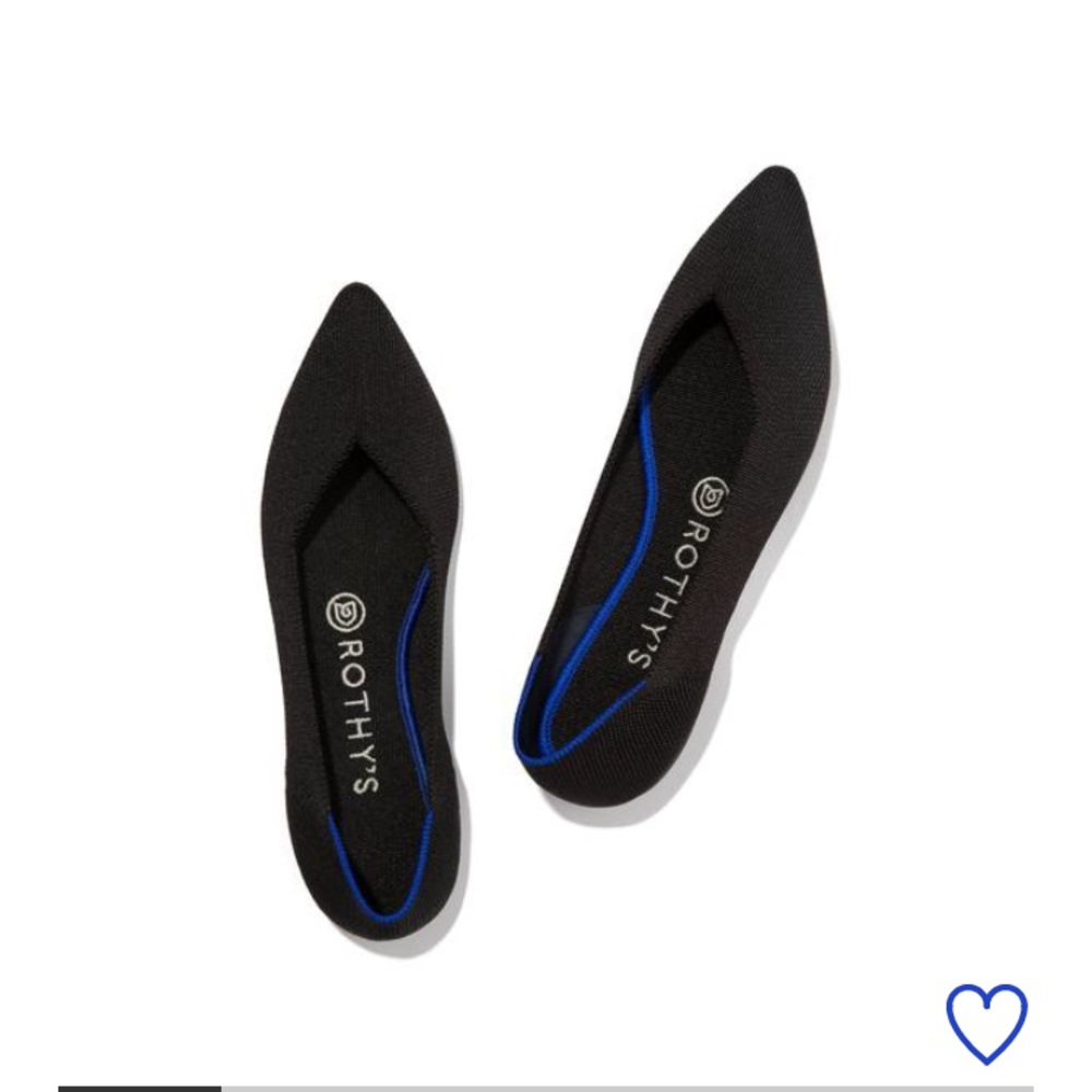 Rothys The Point Black Flats